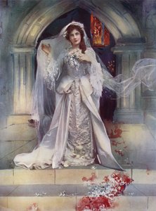 Miss Lena Ashwell i Bonnie Dundee (farvefoto) af English Photographer